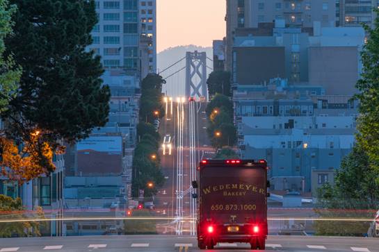Wedemeyer Truck Over San Francisco